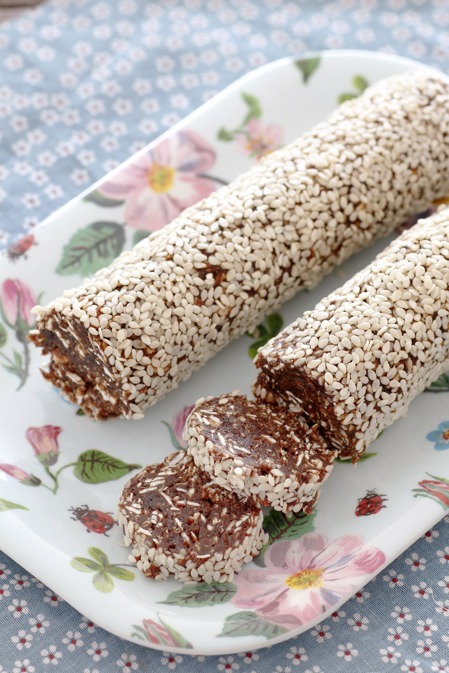 Healthy Chocolate Salami