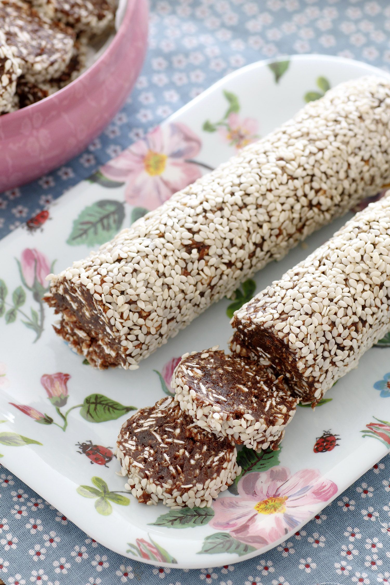 Healthy Chocolate Salami