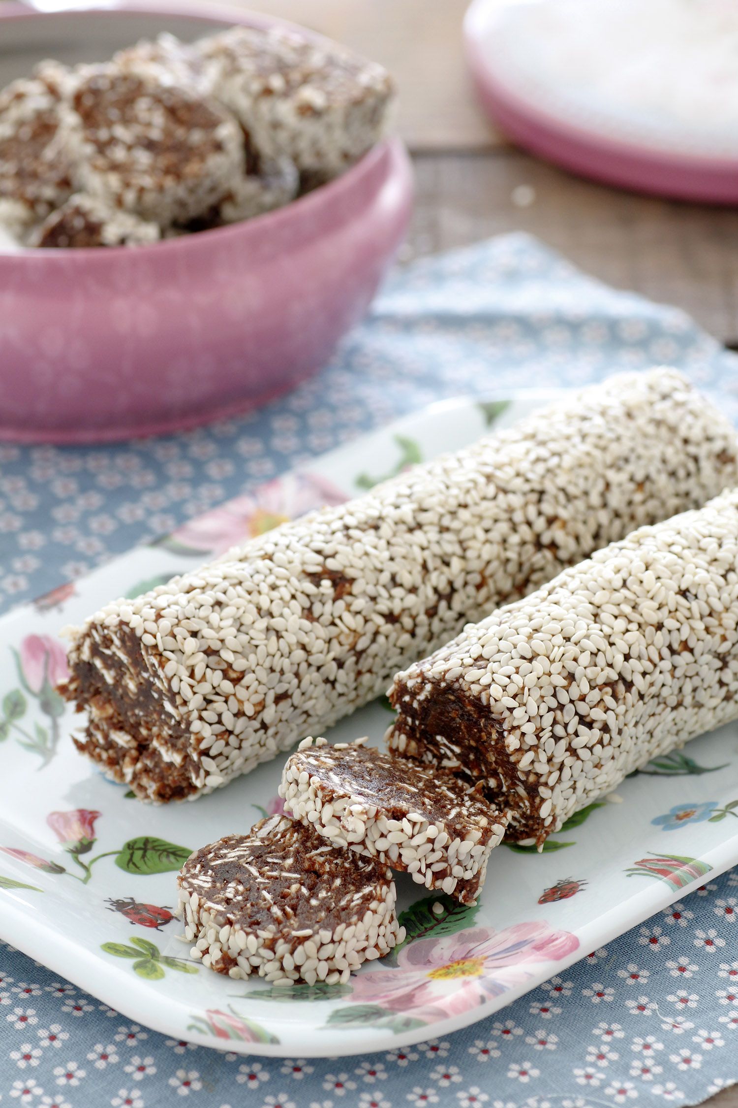 Healthy Chocolate Salami