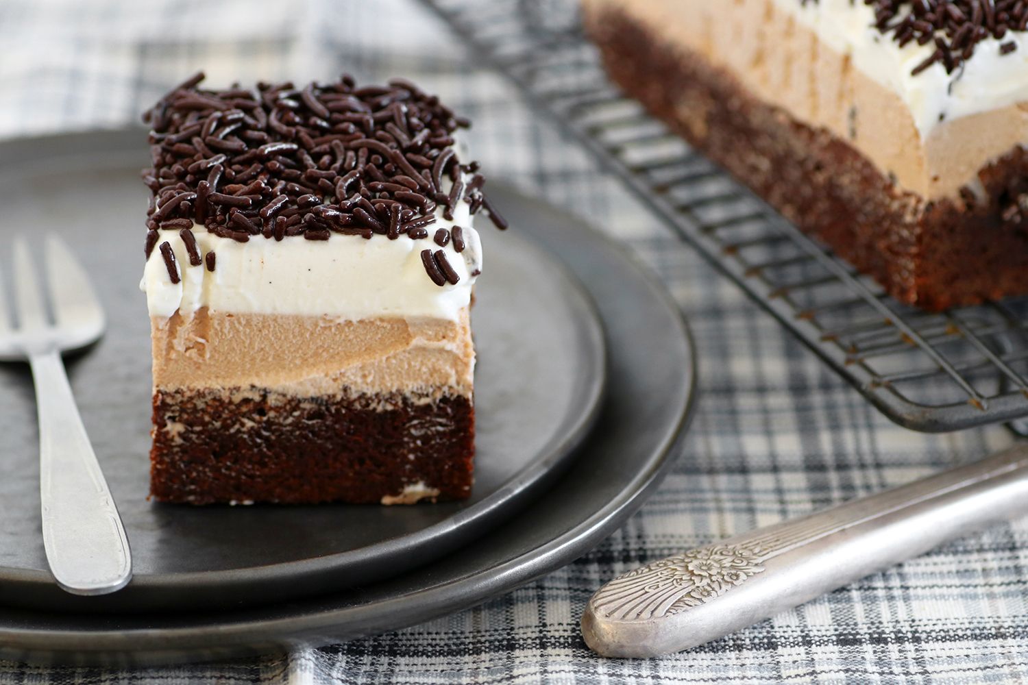 Triple Chocolate Brownie Cake