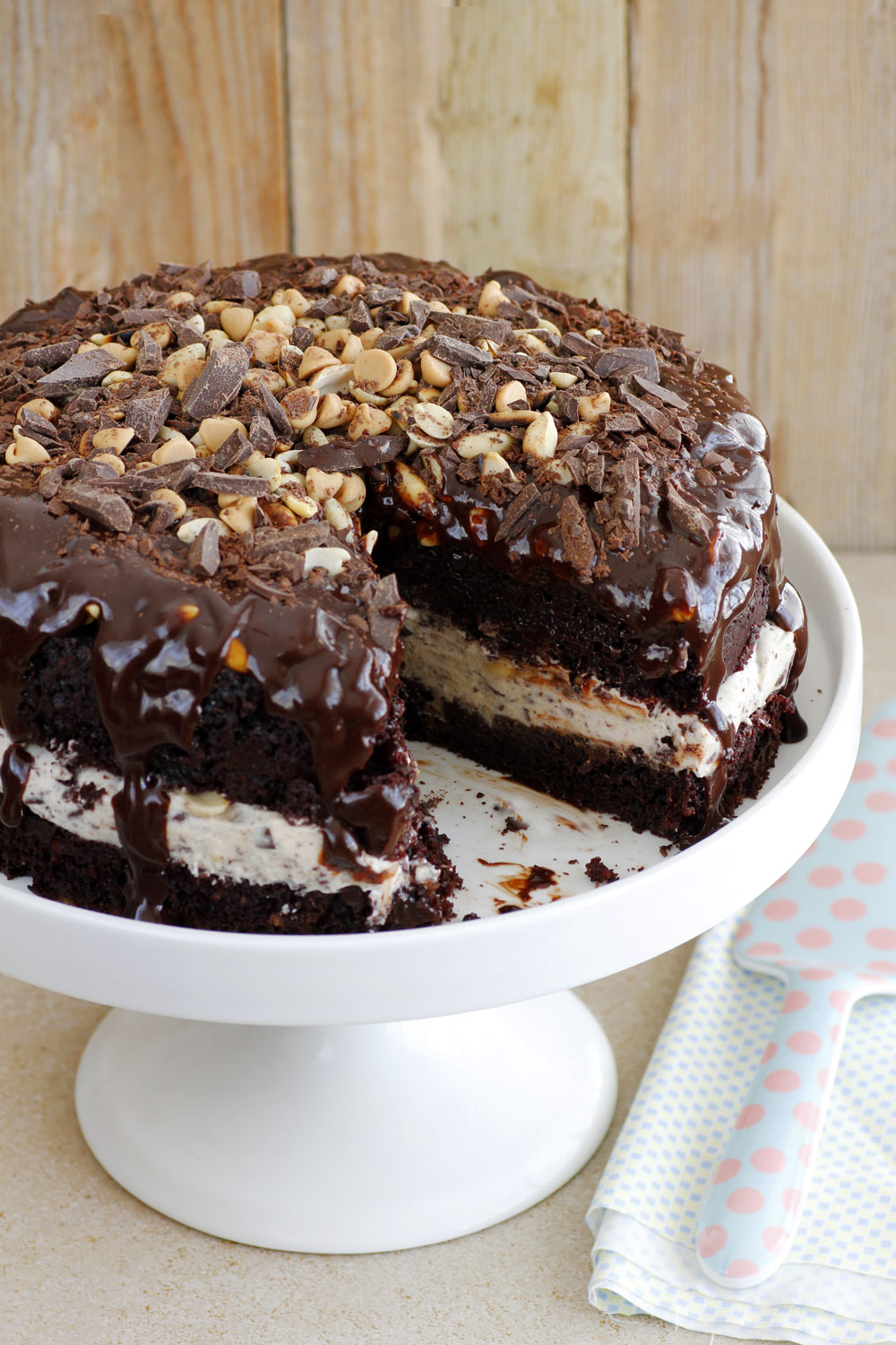 Snickers Chocolate Cake 