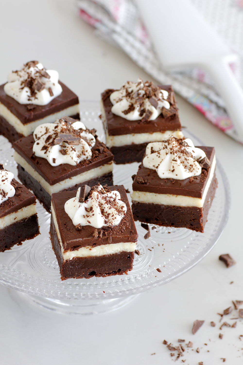 Double Chocolate Cheese Brownies 