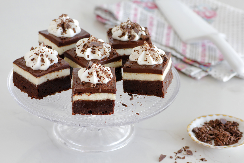 Double Chocolate Cheese Brownies 