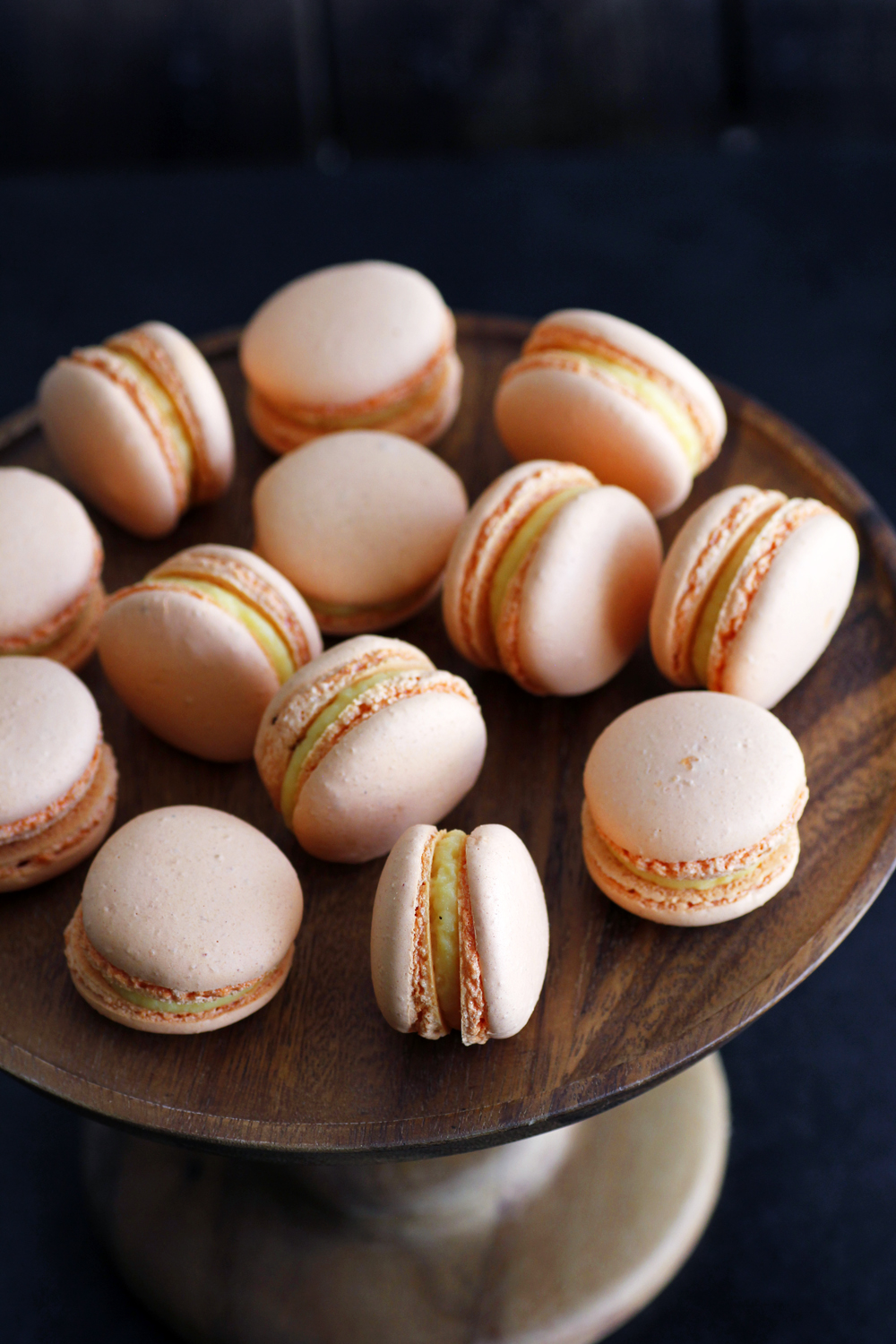 Mango Macarons 