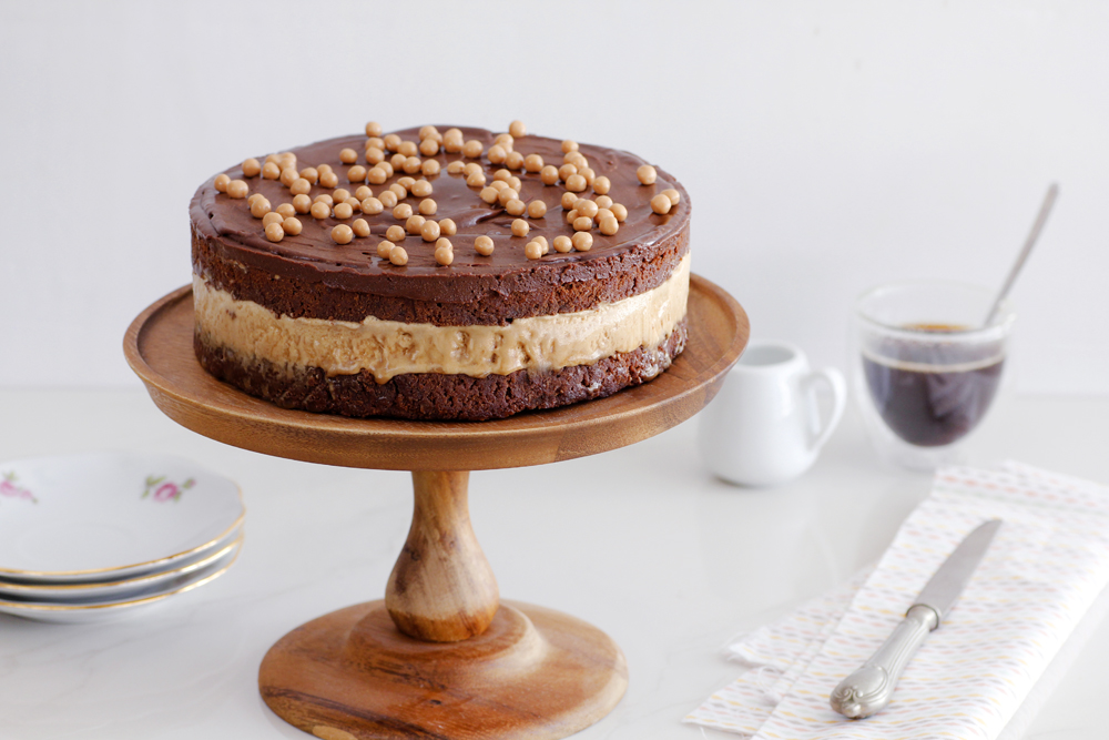 Brownie Bottom Coffee Ice Cream Cake