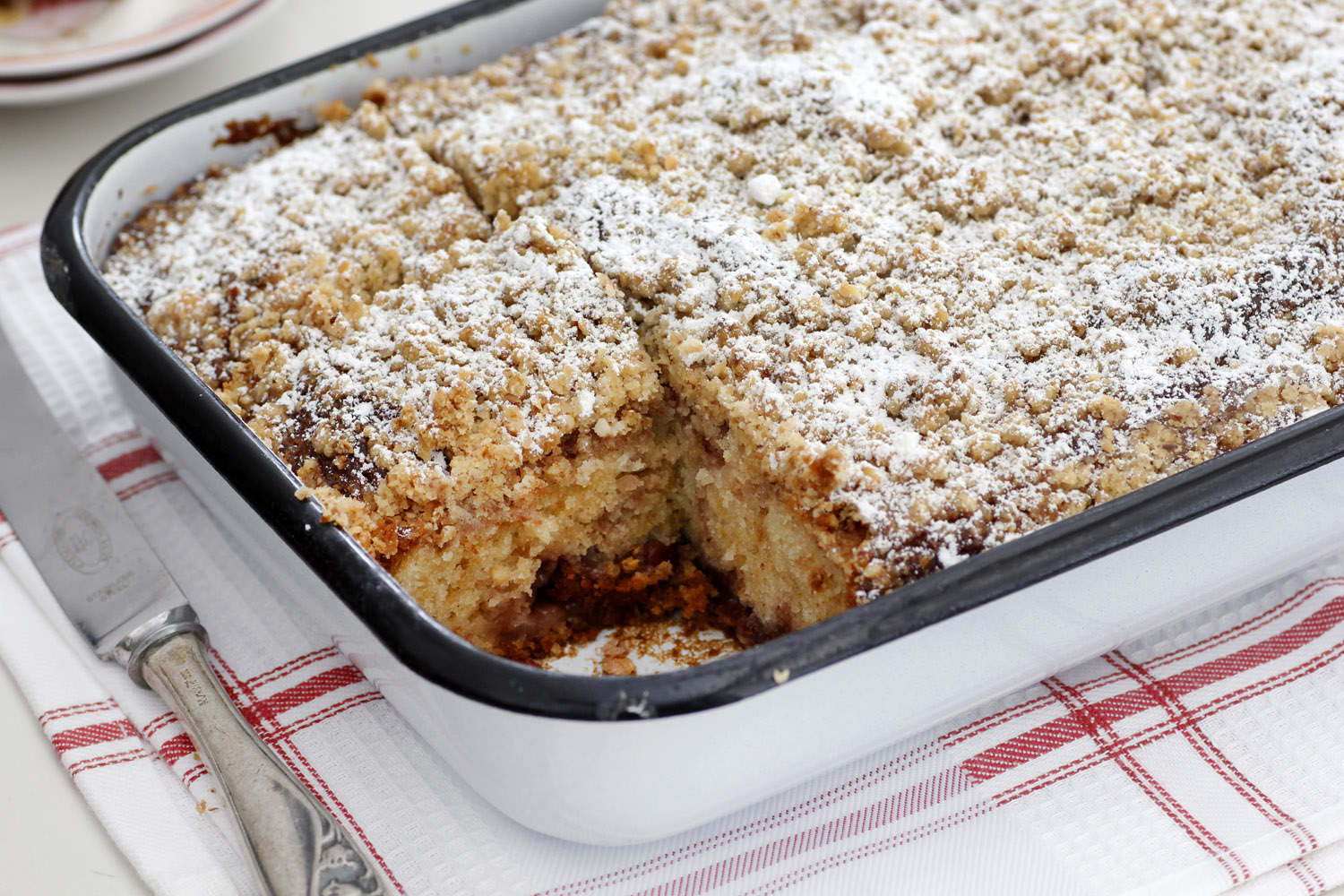 Streusel Cake with Jam