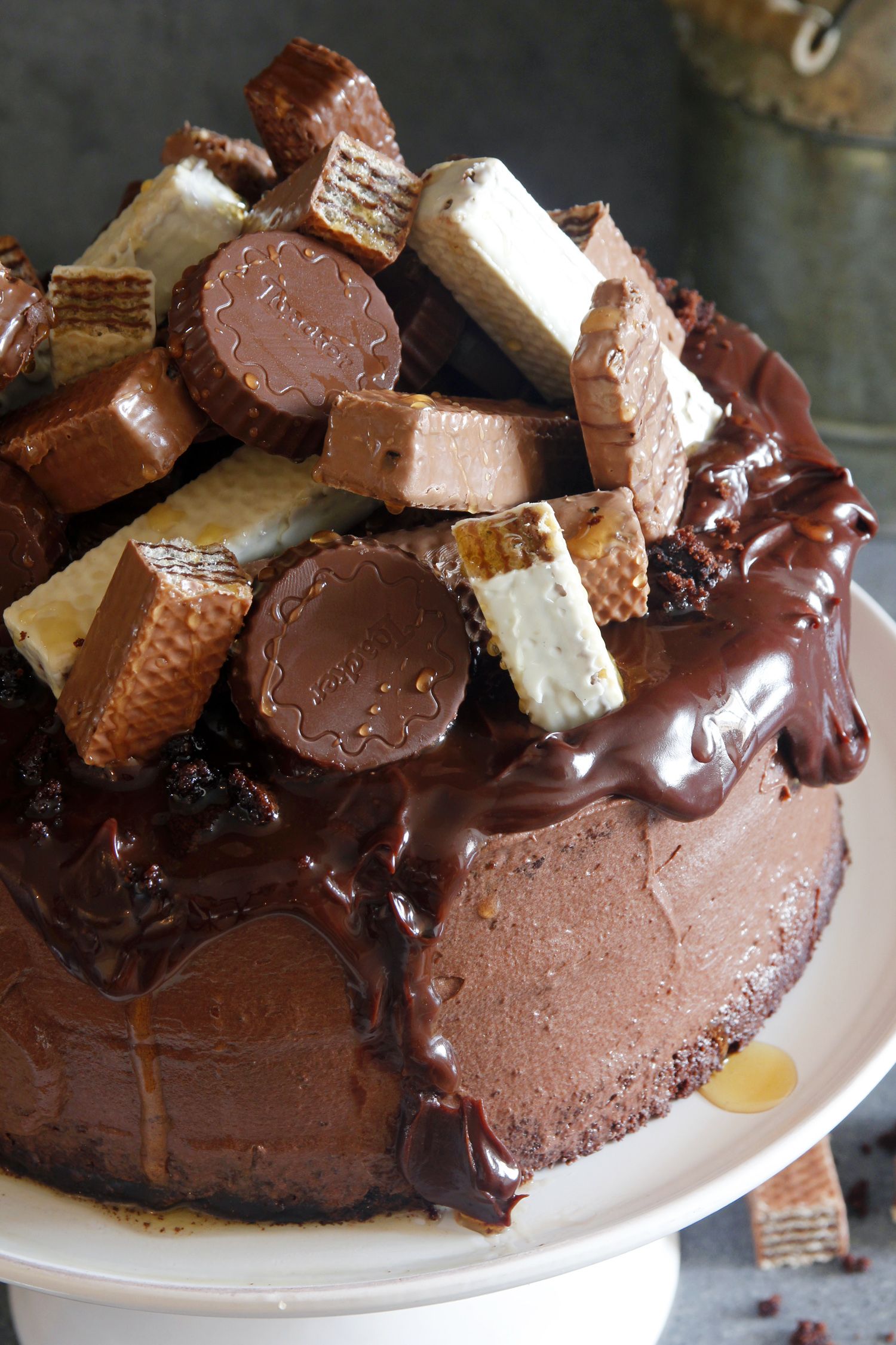 עוגת שוקולד לואקר ודבש