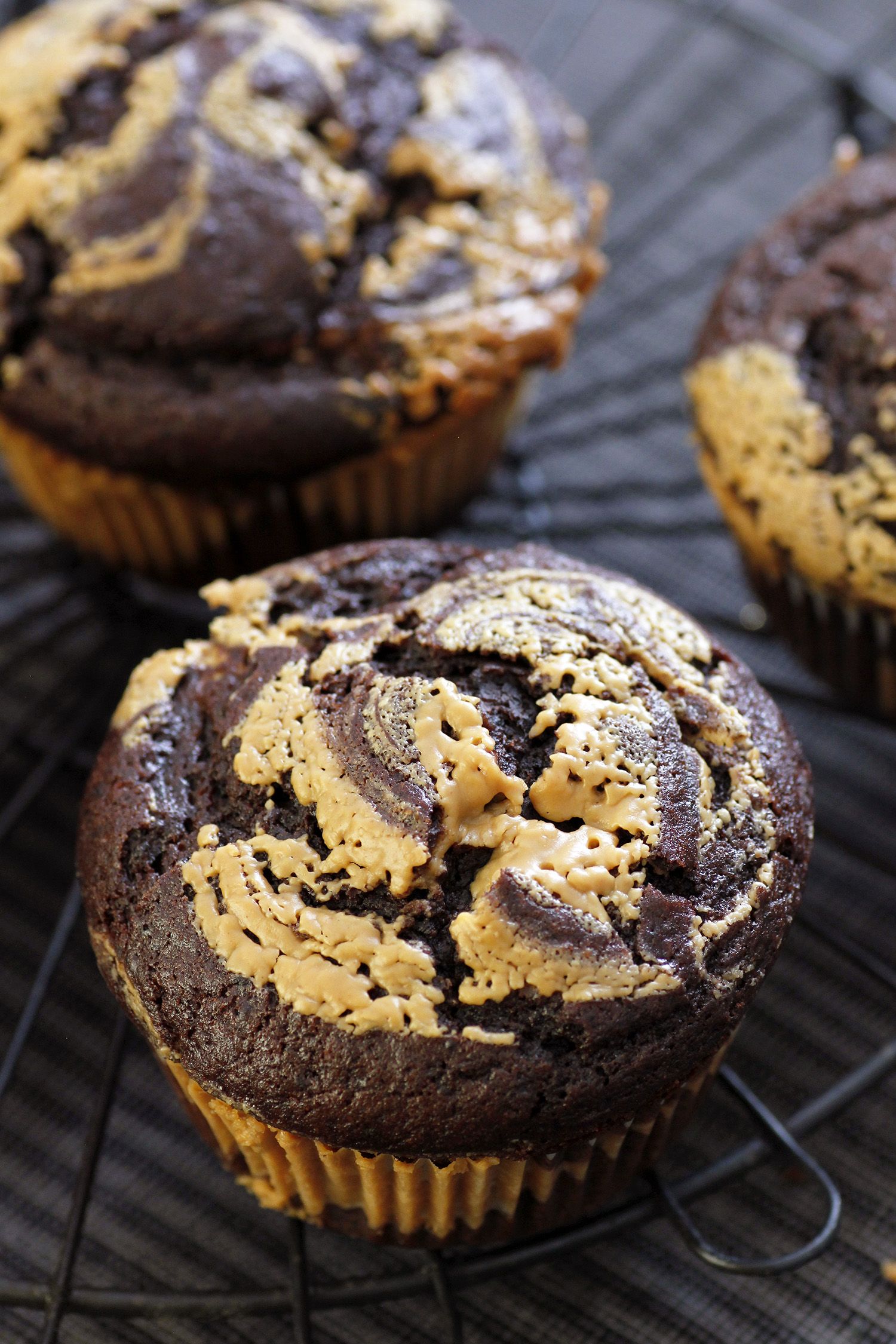 Peanut Butter Chocolate Muffins