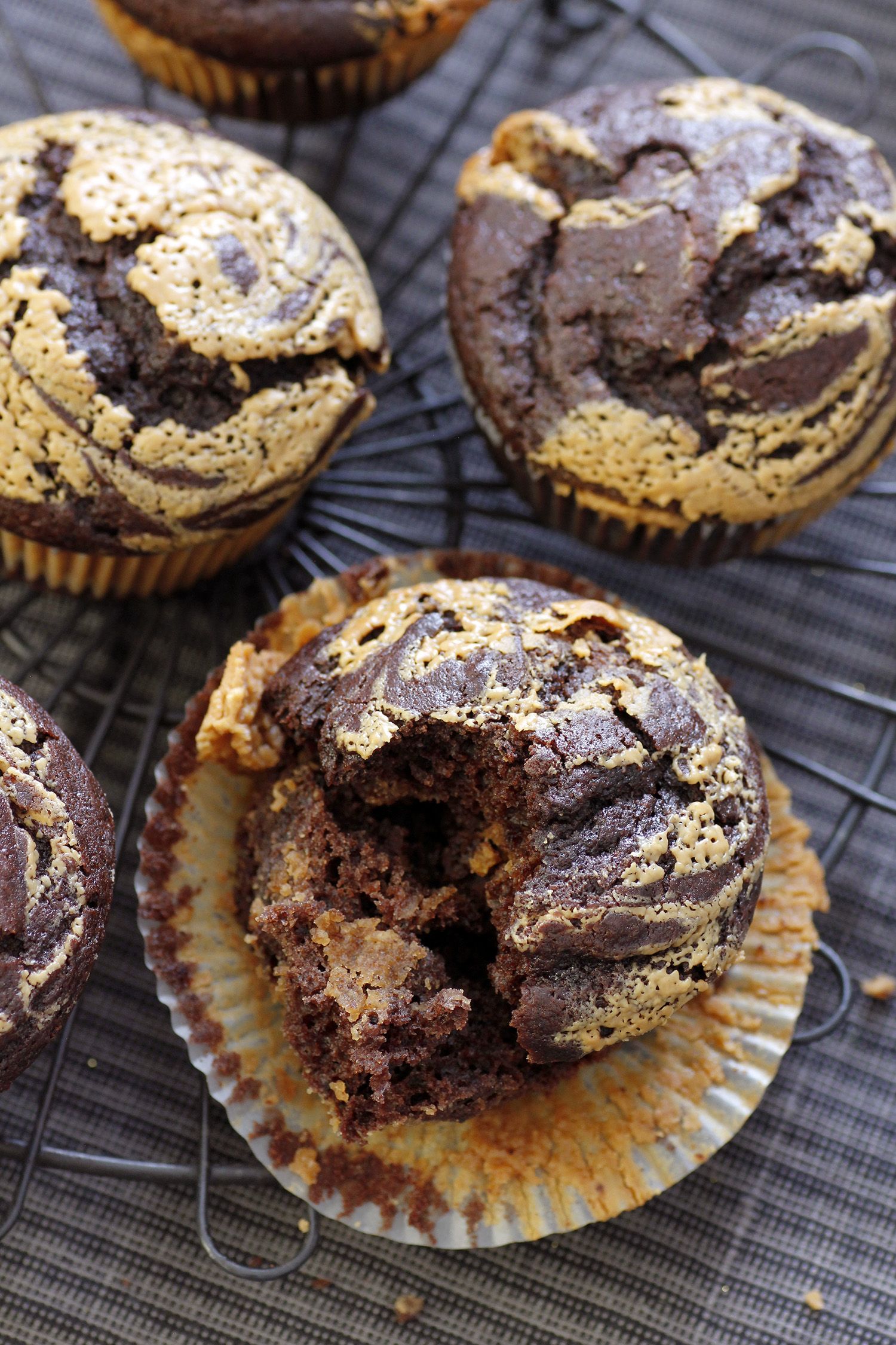 Peanut Butter Chocolate Muffins