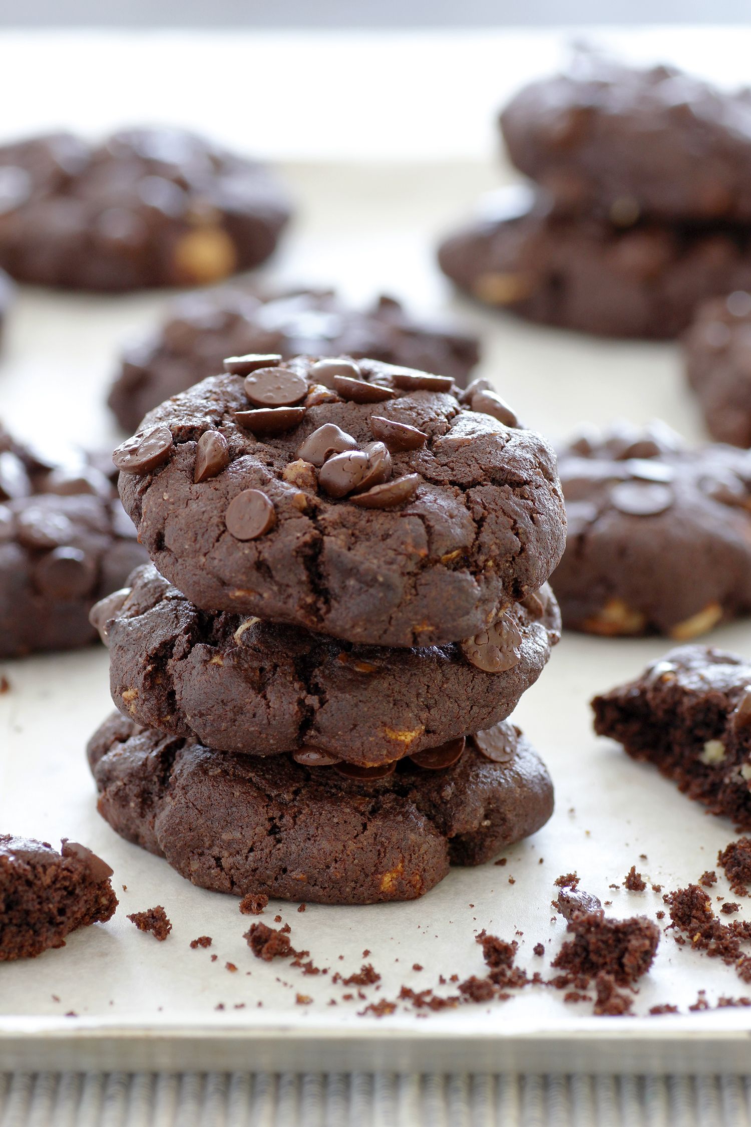 עוגיות דאבל שוקולד צ'יפס | צילום: נטלי לוין