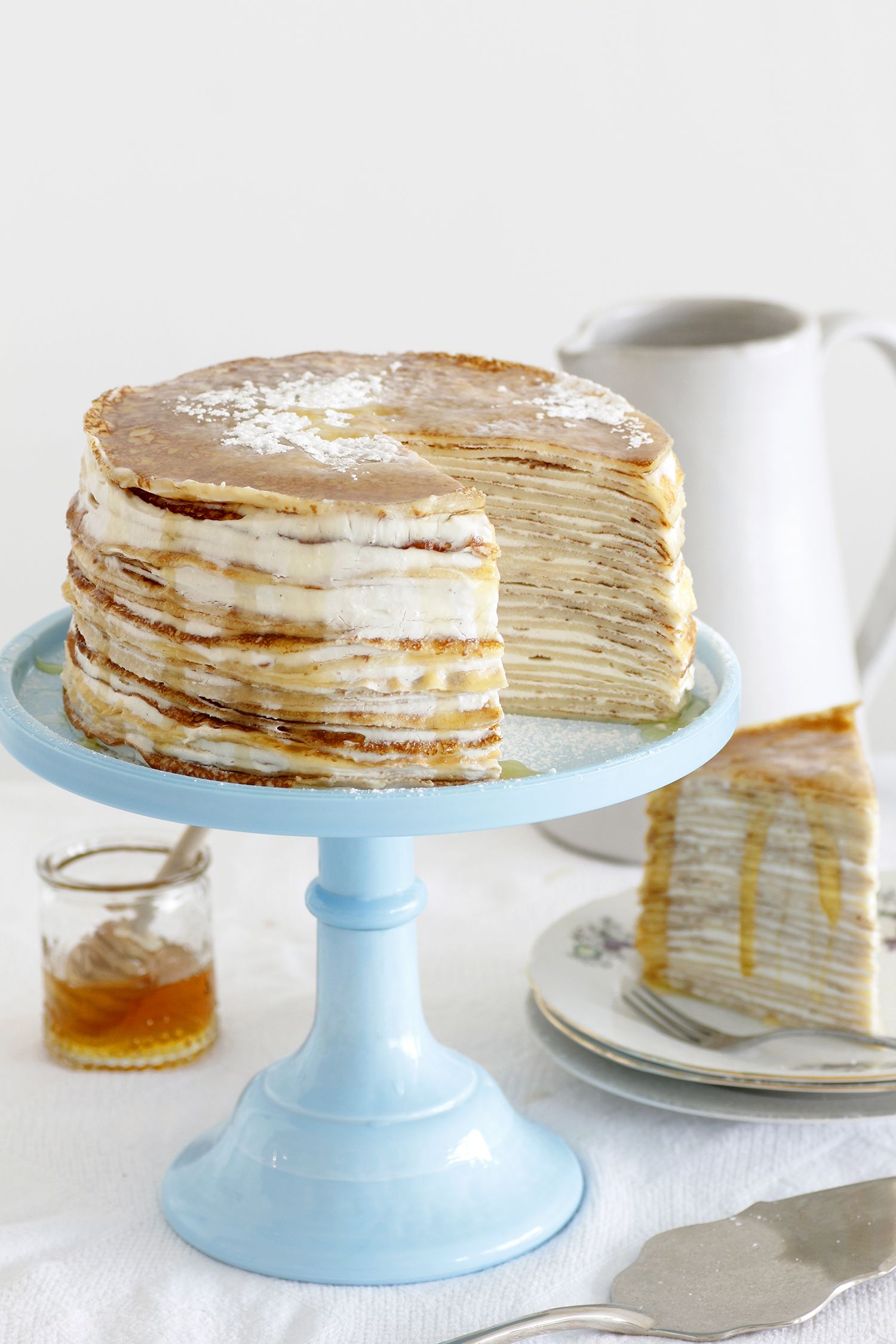 Medovik Crepe Cake