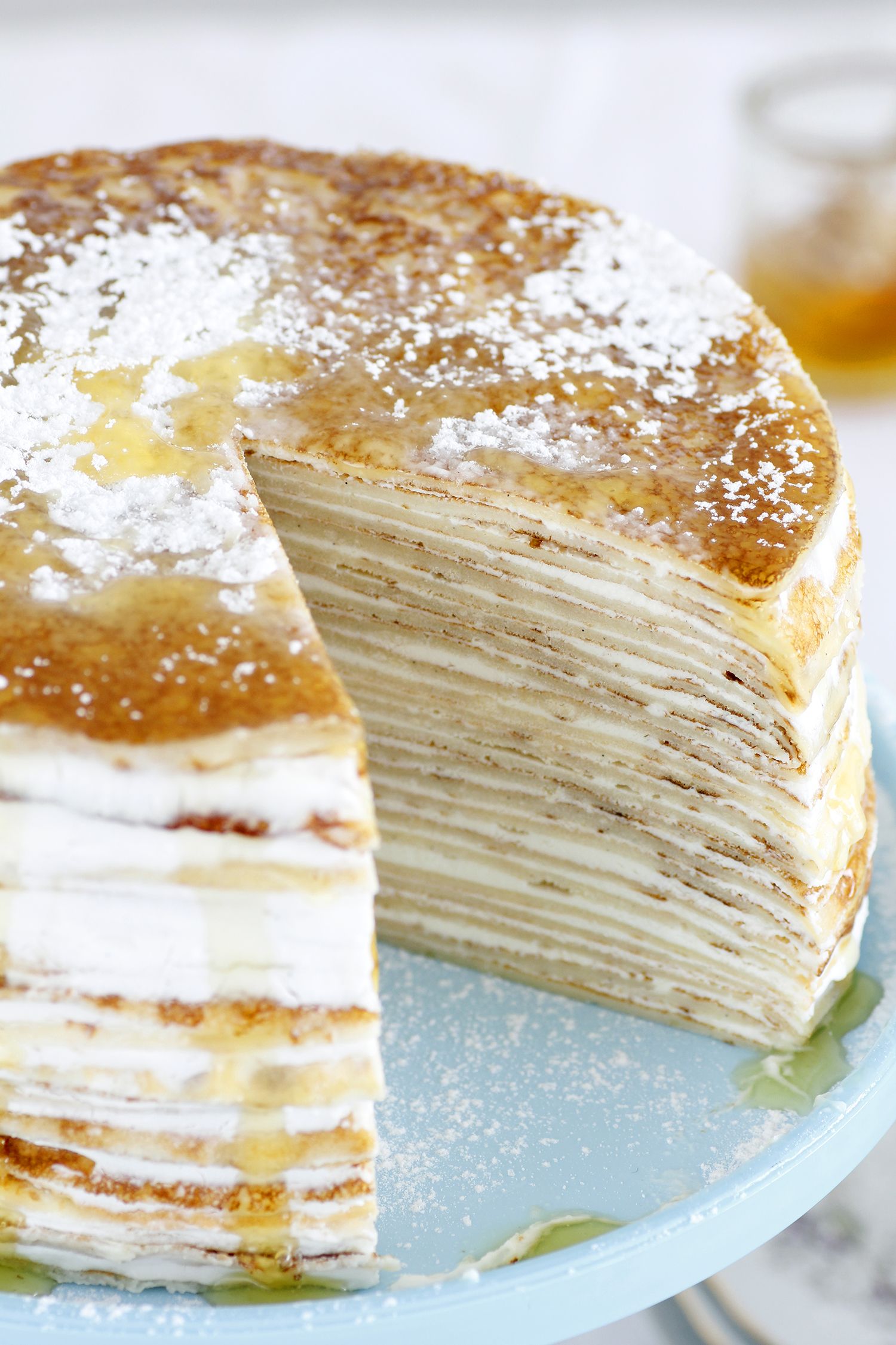 Medovik Crepe Cake