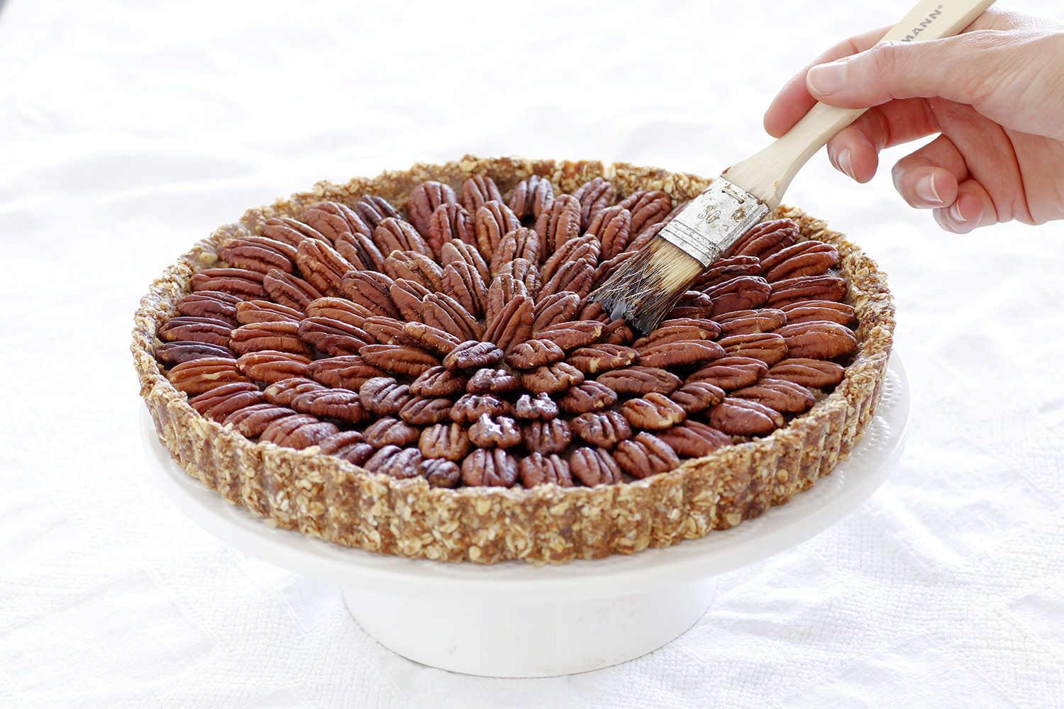 No Bake Vegan Pecan Pie with Date Syrup