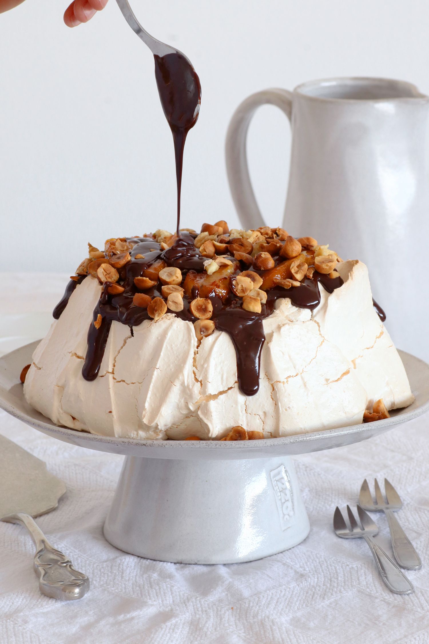 Chunky Monkey Pavlova