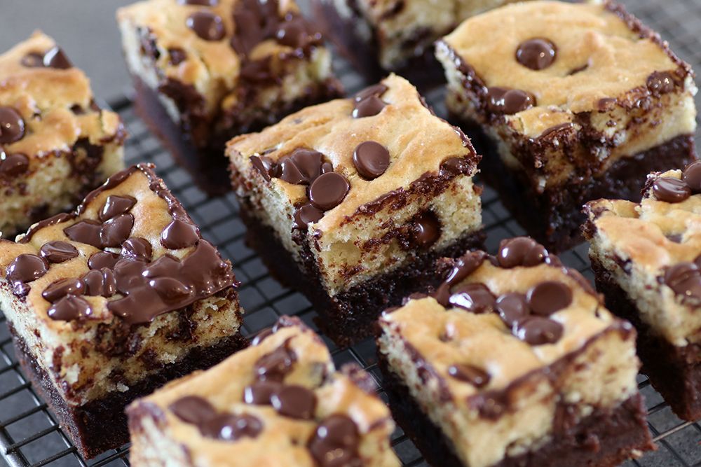 בראוניז עוגיות שוקולד צ'יפס | צילום: נטלי לוין