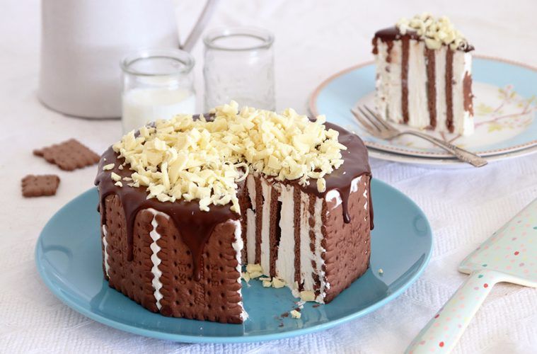 עוגת ביסקוויטים דאבל שוקולד | צילום: נטלי לוין