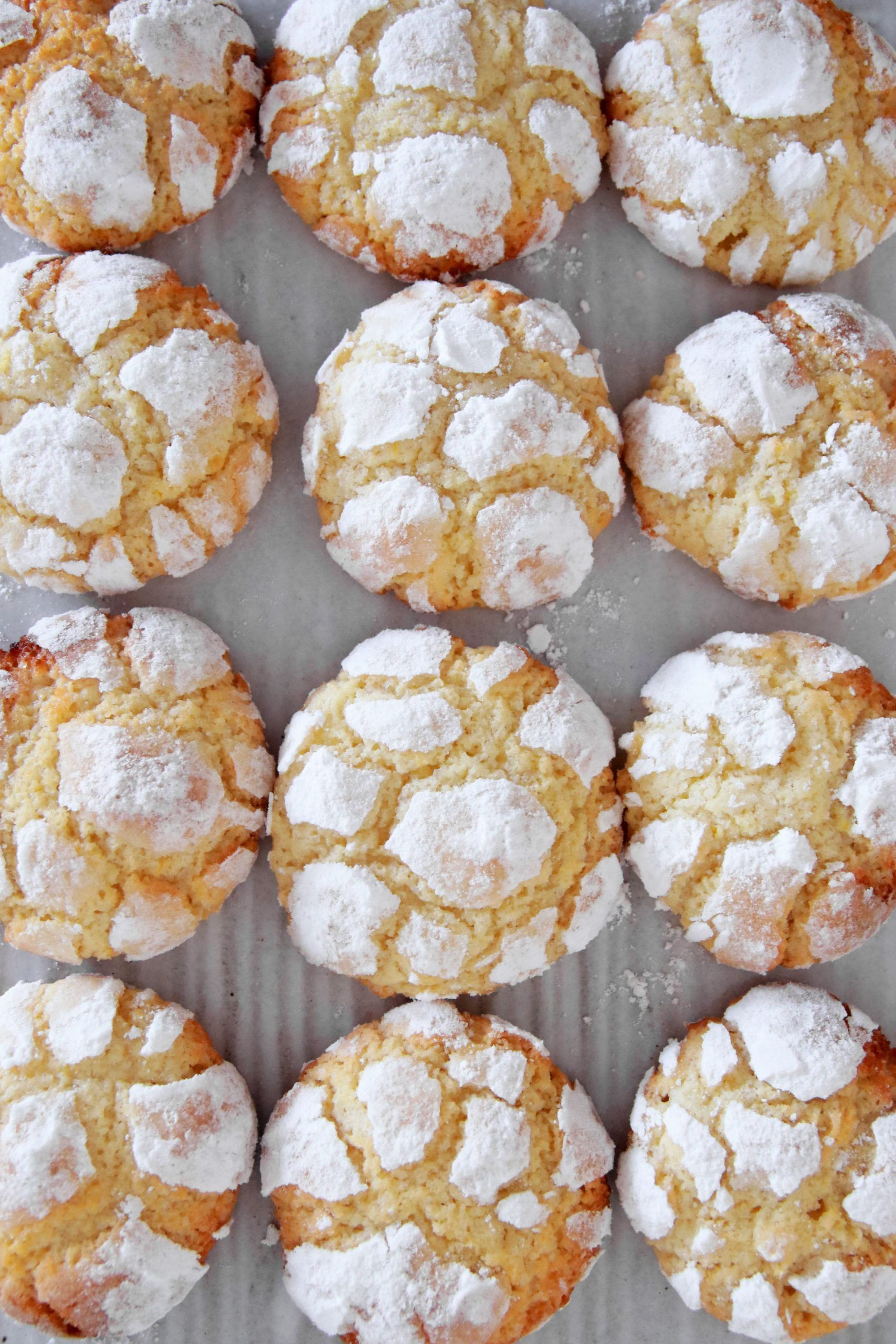 Lemon Crinkle Cookies Lil Cookie