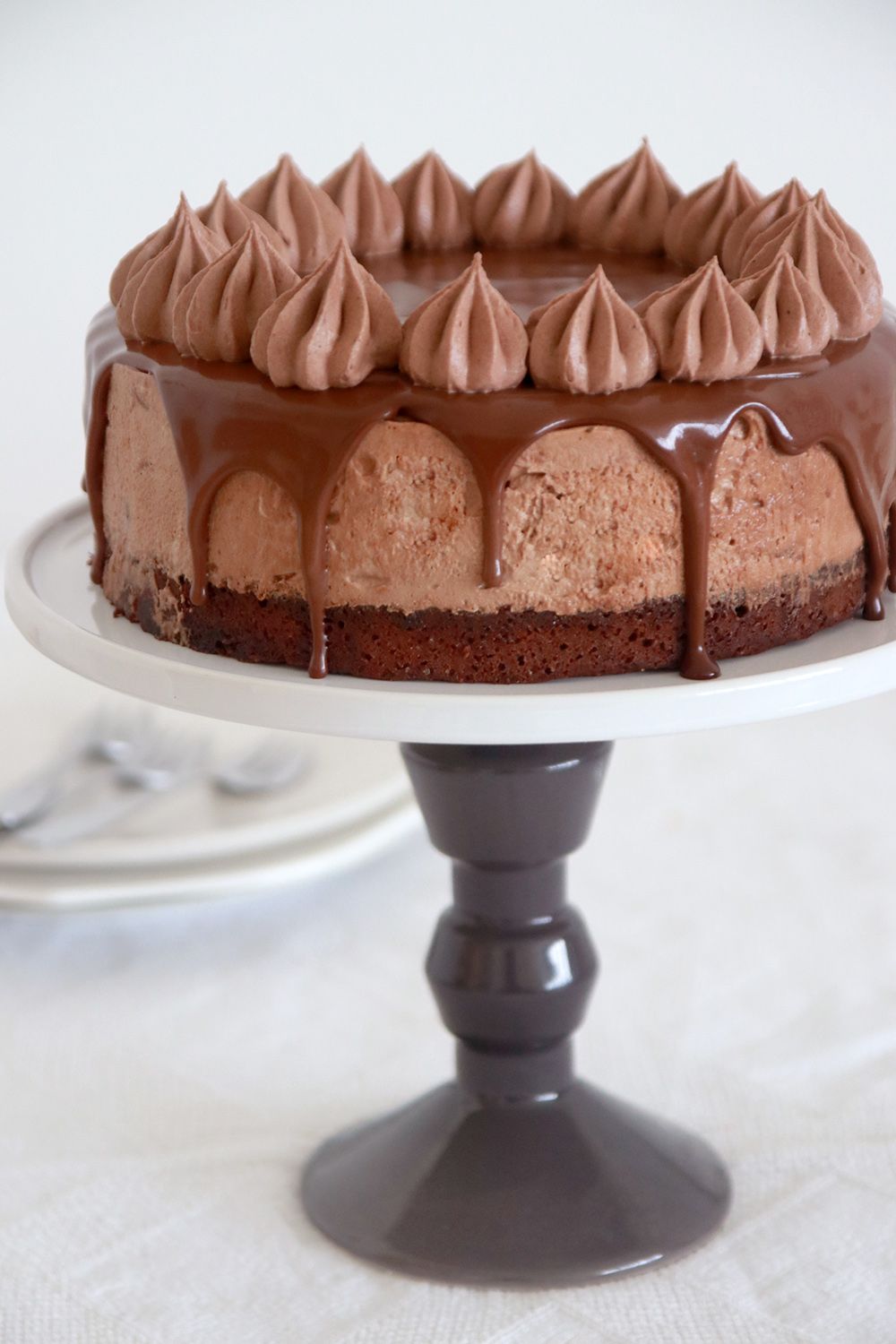 עוגת מוס שוקולד בשכבות | צילום: נטלי לוין