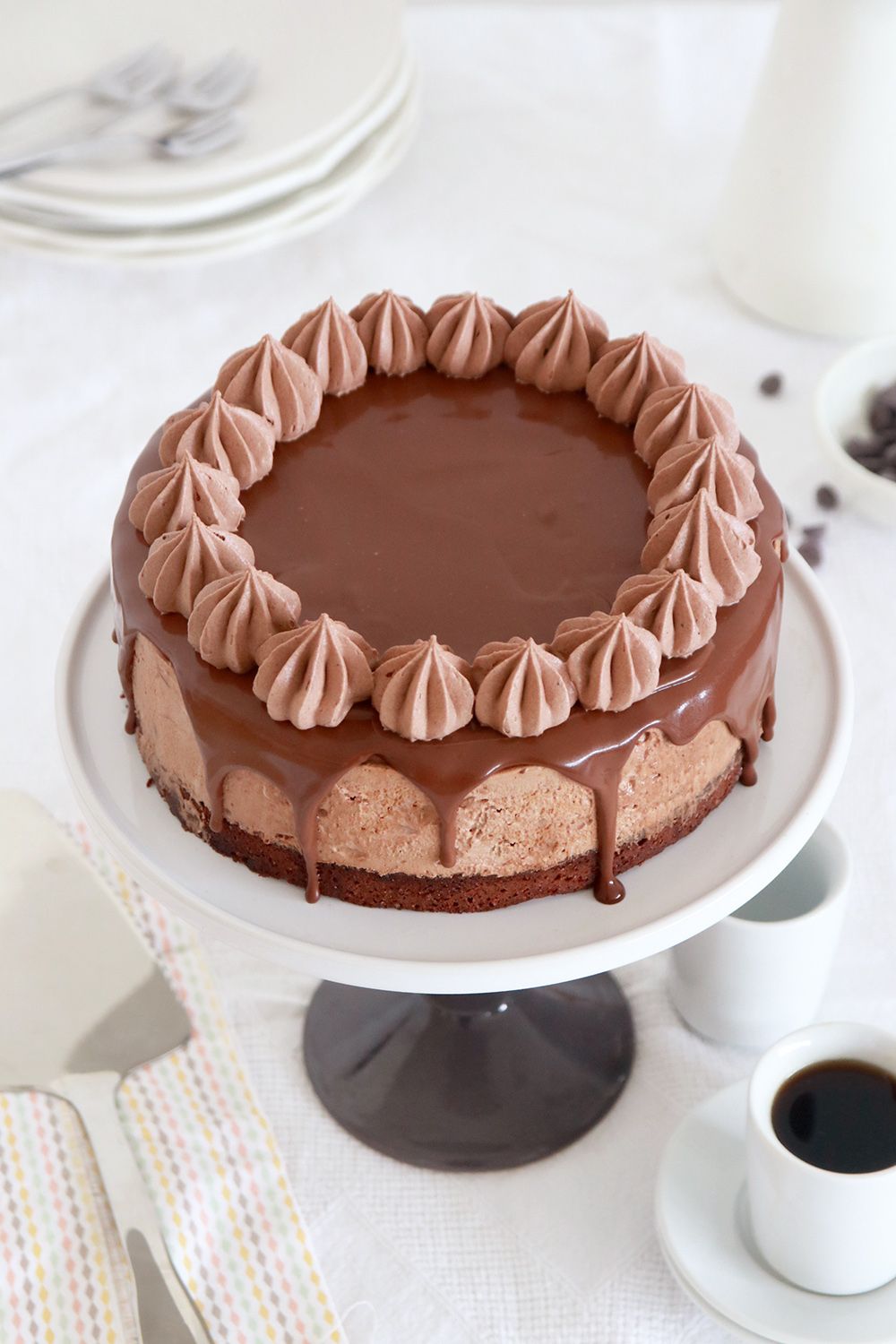 עוגת מוס שוקולד בשכבות | צילום: נטלי לוין