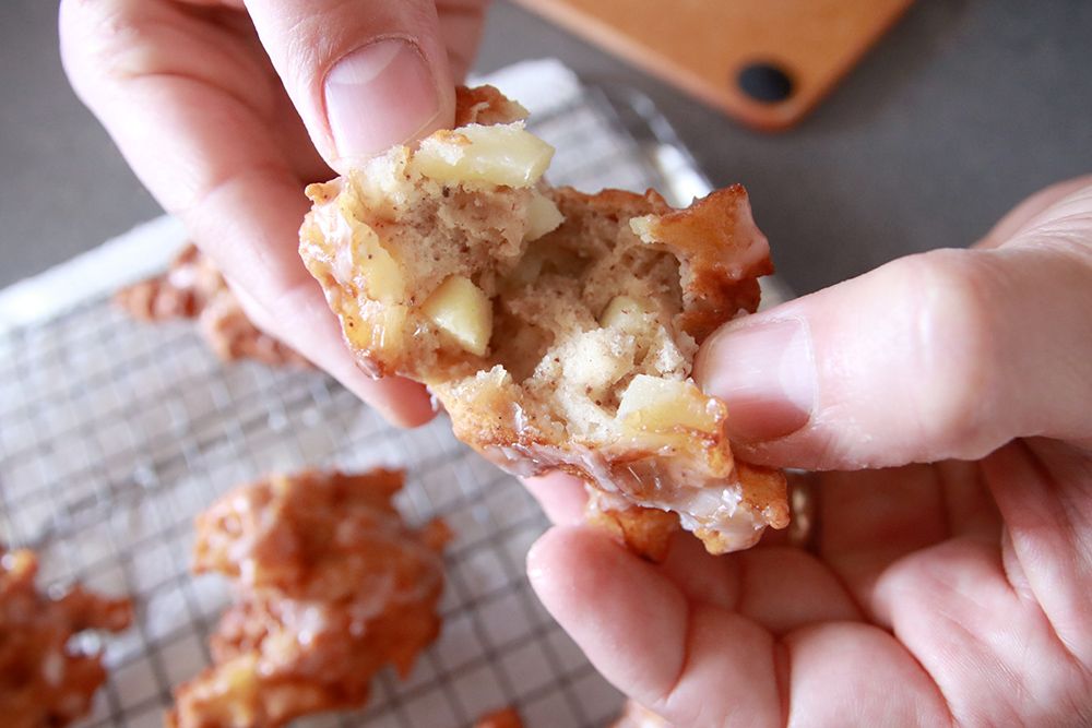 Classic Apple Fritter Doughnuts