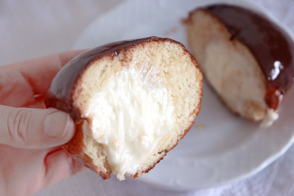 Boston Cream Donuts | Photo: Natalie Levin Boston Cream Donuts | Photo: Natalie Levin